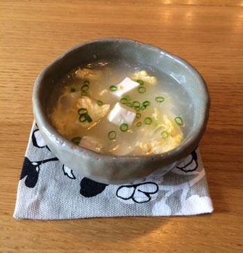 001　夏かぜの食養生【豆腐・春雨・卵のスープ】
